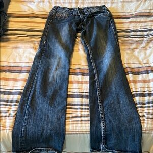 Cowgirl Tuff Women's Boot Cut Jeans - Dark Blue